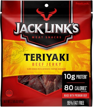 JACK LINK'S TERIYAKI BEEF JERKY 2.85oz-81G